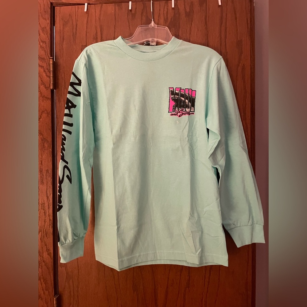 NWT Teal Maui & Sons Small Long-sleeve